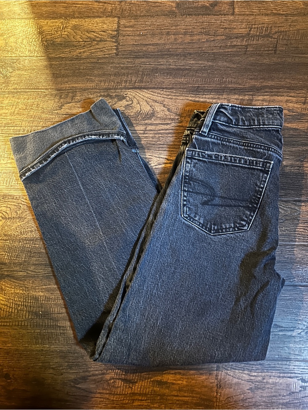 American Eagle Outfitters Women's Black Flare Jeans